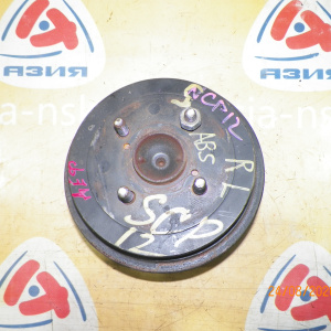 Ступица TOYOTA SCP10/SCP11/NCP10/NCP11/NCP12/NCP19 VITZ/Platz зад, лев 2WD ABS.(Дефект датчика).Барабанные тормоза,Барабан-181мм. В сборе с барабаном и кол