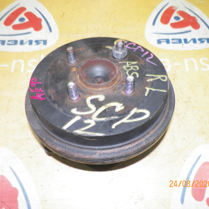 Ступица TOYOTA SCP10/SCP11/NCP10/NCP11/NCP12/NCP19 VITZ/Platz зад, лев 2WD ABS.(Дефект датчика).Барабанные тормоза,Барабан-181мм. В сборе с барабаном и кол