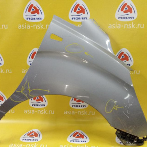 Крыло Hyundai H1/Grand Starex TQ '2007- перед, прав под повторитель, серое, вмятины, залом
