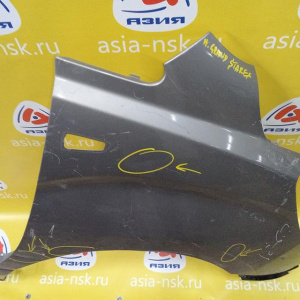 Крыло Hyundai H1/Grand Starex TQ '2007- перед, прав под повторитель, серое, вмятины, залом