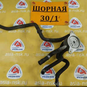 Теплообменник Mazda 124100-6450/FNK3 3/Axela/Premacy BK5P/CREW LF/LF-VDS '2005 1=2 поддона КОМПЛЕКТ КАК НА ФОТО С ПАТРУБКАМИ