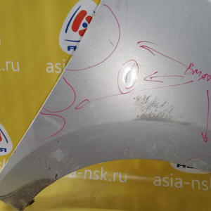 Крыло Hyundai Tucson LM/TM '2009-2015 перед, прав IX35 серебро, вмятины