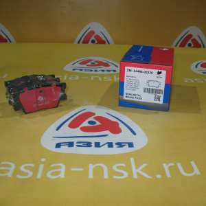 Колодки тормозные Toyota ZM-04466-02220 R RAV4/Camry ACA31W/ACA36W/ACV40 '2006-