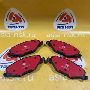 Колодки тормозные Skoda/Volkswagen ZM-6RU 698 151 A C F Rapid#Polo '2012-/'2010-