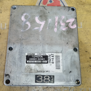 Компьютер Toyota Funcargo 89661-52381 1NZ NCP25 4WD a/t разъёмы компьютера в 2 ряда