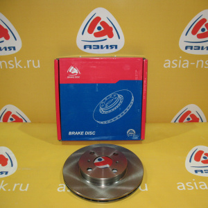 Диск тормозной ZM-43512-16070 F Toyota Starlet/Tercel/Corsa/Corolla II EP8#/EP9#/EL4#/EL5# '1990-1996 D=238/T=22/H=43  вентилируемый.