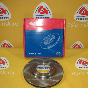 Диск тормозной ZM-43512-26180 F Toyota Hiace/Regius LH10#/KCH46/KCH47 '1996-2002 4WD