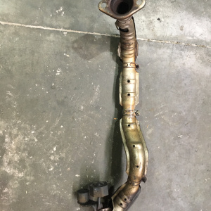 Toyota Corolla Spacio AE111 Передняя часть c катализат