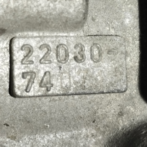 Заслонка дроссельная Toyota 3S-FSE Vista SV50 22030-74070,22030-74071 ДЕФЕКТ БЕГУНКА ТРОСИКА ГАЗА И ВАКУУМНОЙ ТРУБКИ