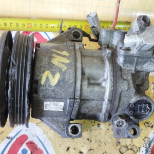 Компрессор кондиционера Toyota 1NZ-FE Corolla Fielder/Probox NCP51 '2004- ДЕФЕКТ ШКИВА СКОЛЫ И КЛАПАНА Пластиковый шкив диаметр 125 мм. 447260-2031/-2