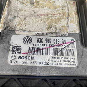 Блок управления двс Volkswagen Golf 6 5K1 CAXA '2010 1.4 TSI 2WD DSG-7 DQ200 MPH (робот) 03C906016AM, 0261S06083