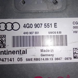 Блок управления двс Audi A6 C7/4G2 CGWD '2013 3.0 TFSI 4WD DSG-7  Euro 5 Japan 4G0907551E