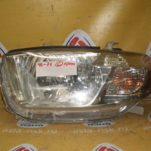 Фара TOYOTA 48-71 лев Highlander GSU40 '2007-2010 Хром
