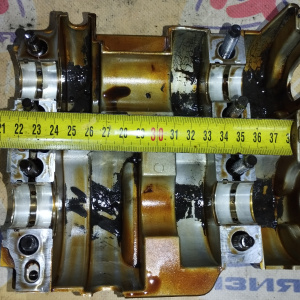 Поддон ДВС Toyota 2AZ-FE Alphard ANH20 картер, алюминий с крышкой балансира БЕЗ БАЛАНСИРА ( 10120 )