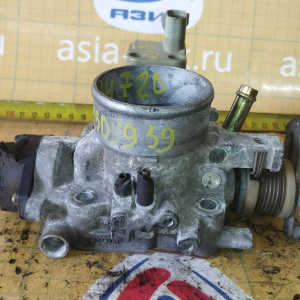 Заслонка дроссельная Toyota 4S-FE Camry/Vista SV30 '1991- 22210-74720 a/t трамбл 4 болта OLD  ДЕФЕКТ ДАТЧИКА
