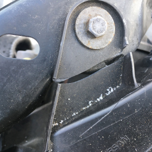 Ноускат Nissan Qashqai/Dualis KJ10 '2006-2010 дефект крепленя L фары ф.11384(5) xenon тум.029065