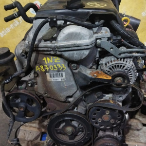 Двигатель Toyota 1NZ-FE-A870333 МЕХ ДРОСЕЛЬ ПРОБЕГ 85т.км. В СБОРЕ Funcargo NCP21-0062885 '2001-