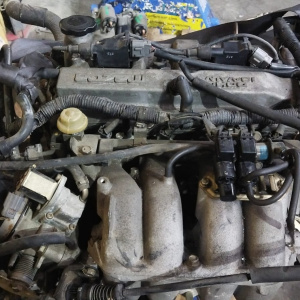 Двигатель Mazda FP-881535 2WD без генератора  ПРОБЕГ 58 т.км Capella/Premacy CP8W-412150