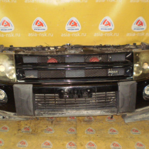 Ноускат Mitsubishi Pajero V93W 6G75 '2006-2011 a/t С омывателями фар (под уширитель) Решетка тюнинг ф.100-87874 Xenon тум.DIOD