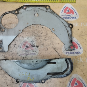 Кожух маховика Mitsubishi ( 962 ) MD194962 + MD195125 Eclipse D32A 4G63-T 2WD a/t низ + верх, (F4A33 с подушкой)