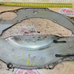 Кожух маховика Mitsubishi ( 962 ) MD194962 + MD195125 Eclipse D32A 4G63-T 2WD a/t низ + верх, (F4A33 с подушкой)