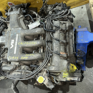 Двигатель Mazda KF-218918 БЕЗ КОНДЕРА И ТРАМБЛЕРА Eunos 500 CAEP-111792