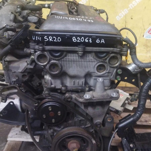 Двигатель Nissan SR20-DE-820636A 2WD БЕЗ НАВЕСНОГО пробег 106т.км Bluebird/Primera HU14-0020493