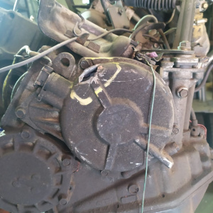 АКПП MITSUBISHI 4G63 W4A321LMQ (3545) MD974070 4WD с креплением подушки ДЕФЕКТ ЗАДНЕЙ КРЫШКИ