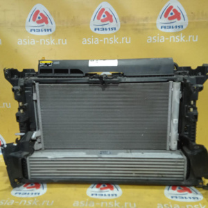 Рамка радиатора Volkswagen Polo AW1 CZPC/DKZC '2019 2.0 GTI в сборе кассета с радиаторами и вентилятором (рамка треснута сбоку)