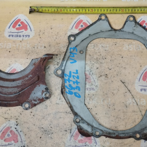 Кожух маховика Mitsubishi MD134618 + MD136105 Pajero V23W/V43W 6G72 a/t акпп=мкпп пластина между кпп и двс + крышка ( трамб. ) 12 VALVE