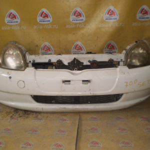 Ноускат Toyota Vitz SCP10 '1999-2001 a/t Дефект бампера (без диффузора) Дефект стекла L фары ф.52-001