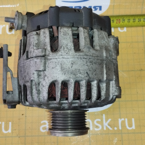 Генератор Nissan/Renault QR25DE/2TR703 Teana/X-Trail J32/T31/HY0 14V 110A 3 конт. пластик. крышка дефект задней крышки и муфты 23100-JA02C