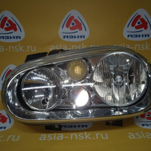 Фара Volkswagen Golf 4 1J1/1J5 лев RHD галоген (без туманки) 1J2941015B