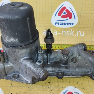 Теплообменник Nissan 21305VC101/VC102/VC103/VC104/VC105 Patrol/Safari Y61 ZD30-DDTI кронштейн масляного фильтра с теплообменником