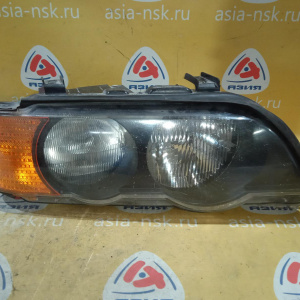 Фара BMW X5 E53 '-2003 прав до рест. галоген жёлтый поворотник