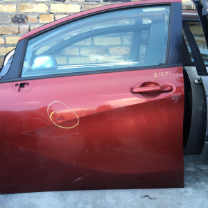 Дверь боковая NISSAN Note E12 '2012 перед, лев дефект цена указана за голое железо