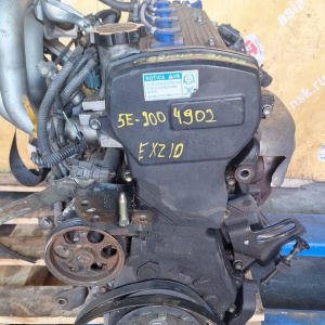 Двигатель Toyota 5E-FE-2004902 катушечный  БЕЗ НАВЕСНОГО, ПРОБЕГ 91 Т.КМ. Caldina/Corolla/Corsa/Raum EXZ10