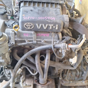 Двигатель Toyota 1SZ-FE-0337858 без генератора Vitz/Platz SCP10 '2001-