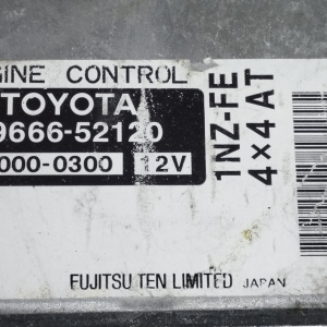 Компьютер Toyota Funcargo 89666-52120 1NZ NCP25 4WD a/t разъёмы в 4 ряда