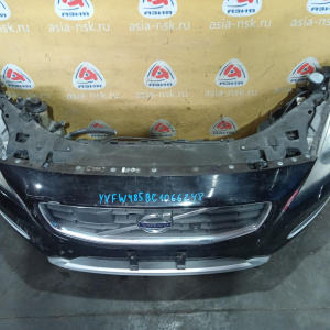 Ноускат Volvo V60 FW B4164T '2012 1.6L MPS6 AC RHD HID-ксенон, омыватели, камера (дефект туманки)