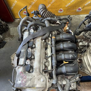 Двигатель Toyota 1ZZ-2536188 с охлаждением БЕЗ КОНДЕРА мех. заслонка Allion/Premio/Wish