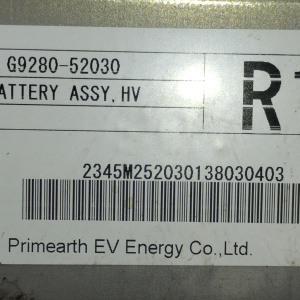 Высоковольтная батарея Toyota NHP10/NKE165 Aqua/Corolla Fielder G9280-52030