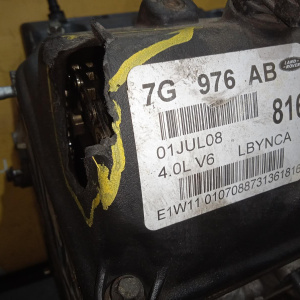 Двигатель Land Rover Discovery 406PN-8731361816 4.0L V6 БЕЗ НАВЕСНОГО (дефект крышек гбц) 7G976AB LA/L319 '2008