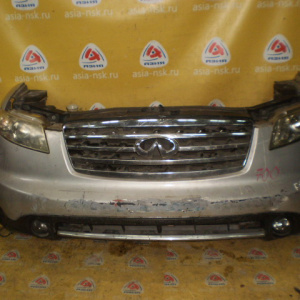 Ноускат Infiniti FX35 S50 '2002-2008 Дефект бампера Без радиатора охлаждения ф.1716 xenon тум.02B2704