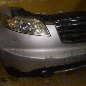 Ноускат Infiniti FX35 S50 '2002-2008 Дефект бампера Без радиатора охлаждения ф.1716 xenon тум.02B2704