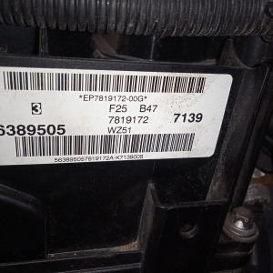 Двигатель BMW X3 B47D20A-56389505 20dX WZ51 F25 '2016