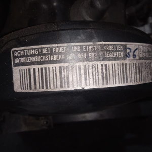 Двигатель Volkswagen Transporter AET-034503 EA153 2.5L R5 4AT 7D '2002