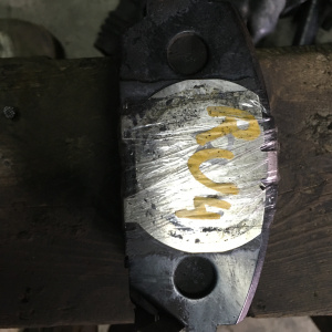 Колодки тормозные Honda Vezel RU4 F