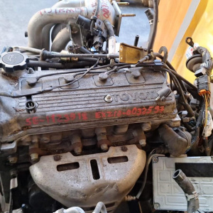 Двигатель Toyota 5E-FE-1123918 катушечный  БЕЗ НАВЕСНОГО Caldina/Corolla/Corsa/Raum EXZ10