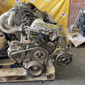 Двигатель Mazda ZL-DE-402340 4WD БЕЗ ГЕНЕРАТОРА И КОНДЕРА Familia BJ5W